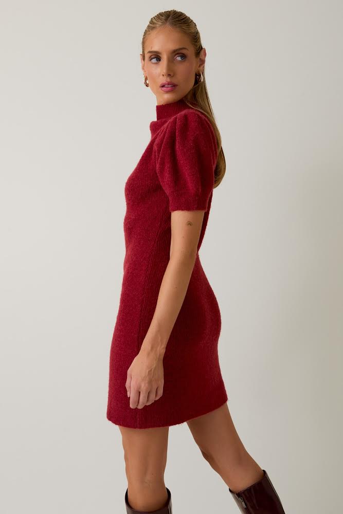 The Holly Puff-Sleeve Dress