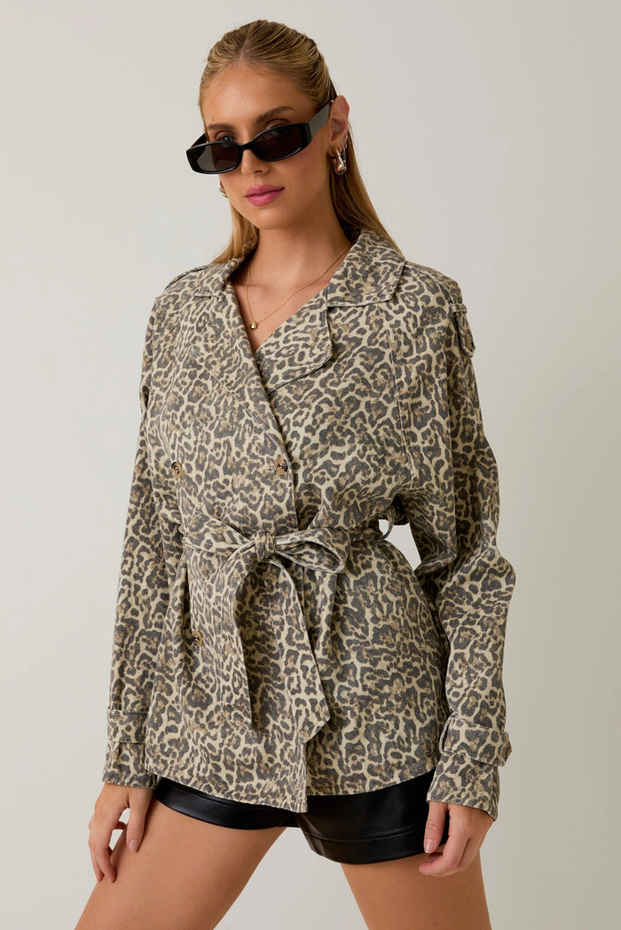 The Wild Side Cropped Trench