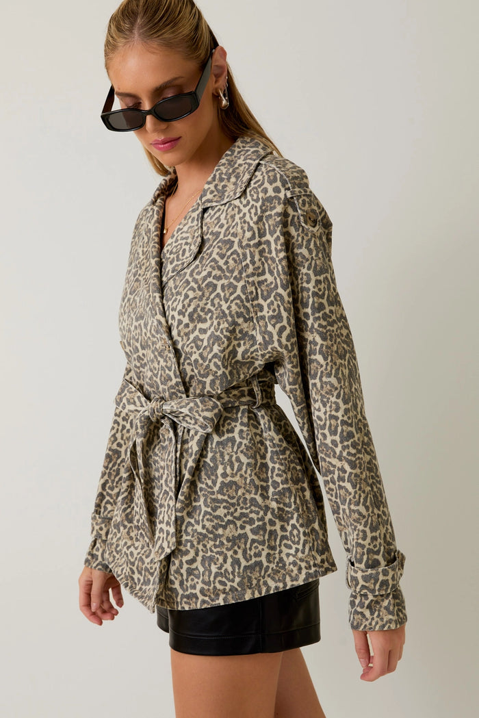 The Wild Side Cropped Trench