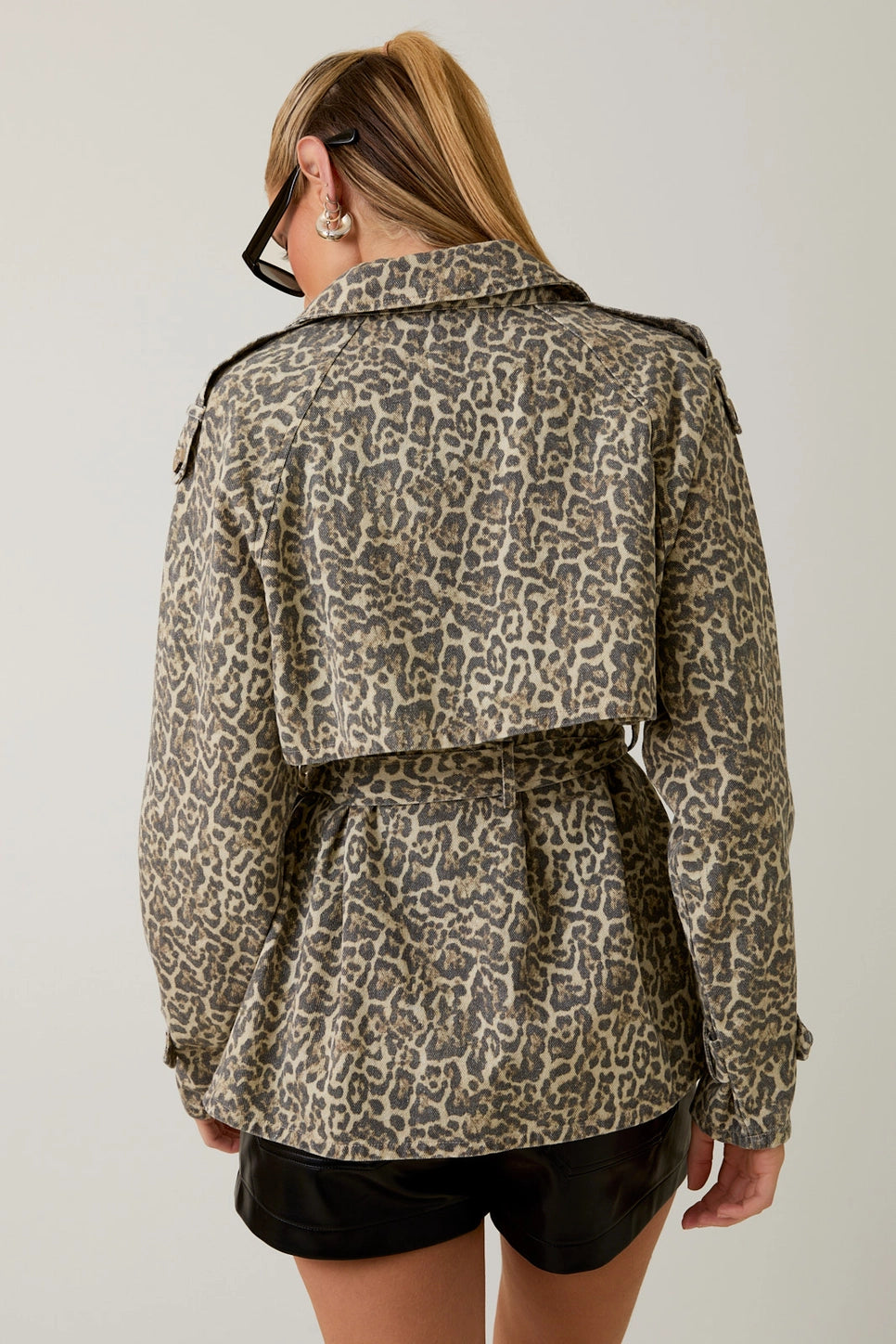 The Wild Side Cropped Trench